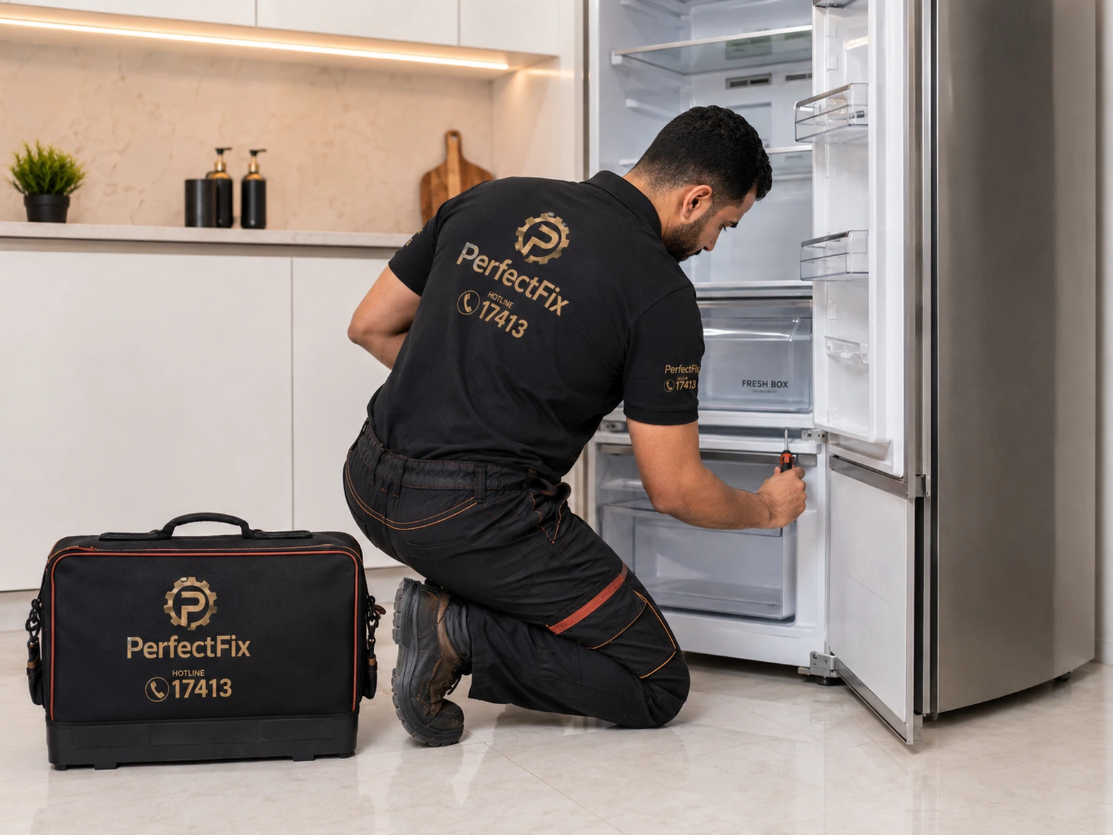 فحص أعطال فريزرات هاير