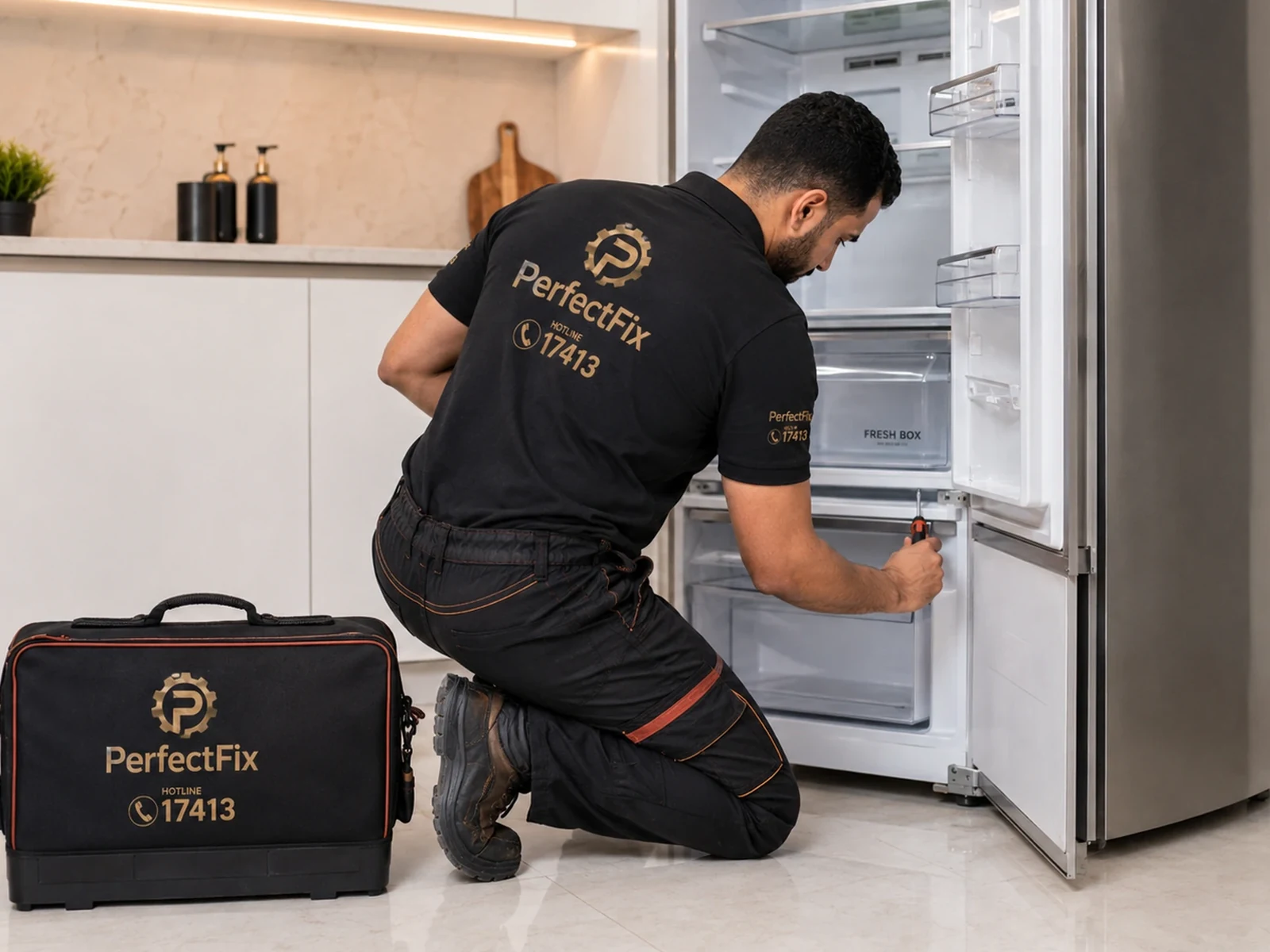 فحص أعطال ديب فريزر وايت بوينت